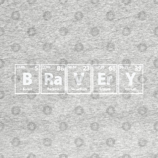 Bravery (B-Ra-V-Er-Y) Periodic Elements Spelling by cerebrands